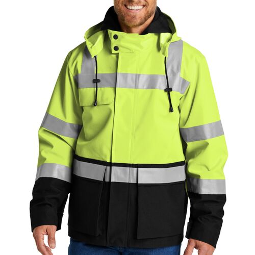 Ansi 107 Class 3 Waterproof Ripstop 3 In 1 Parka Thumbnail
