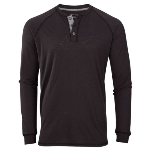 Unisex Henley Long Sleeve T-Shirt Thumbnail