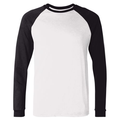 Men's Long Sleeve Jersey Baseball Tee Thumbnail
