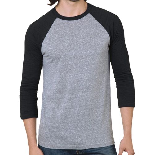 Unisex Triblend Three-Quarter Sleeve Raglan T-Shirt Thumbnail