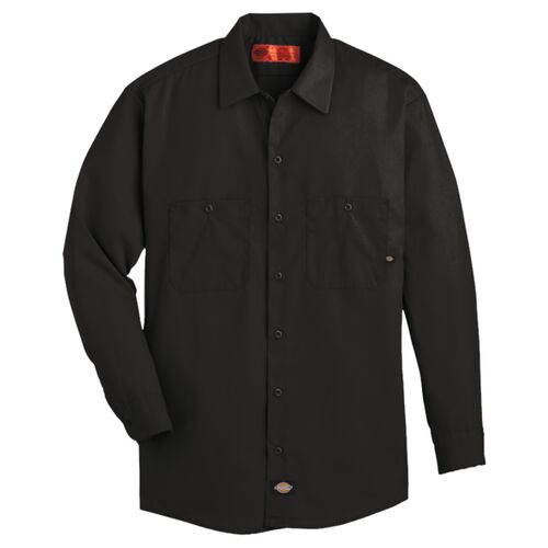Men's Tall Industrial Long Sleeve Work Shirt Thumbnail