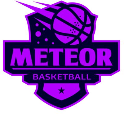 Meteor Basketball logo template Thumbnail