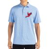 Cutter & Buck Virtue Eco Pique Tile Print Recycled Mens Polo Thumbnail