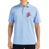 Cutter & Buck Virtue Eco Pique Tile Print Recycled Mens Polo Thumbnail