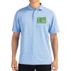 Cutter & Buck Virtue Eco Pique Tile Print Recycled Mens Polo Thumbnail