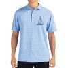 Cutter & Buck Virtue Eco Pique Tile Print Recycled Mens Polo Thumbnail