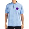 Cutter & Buck Virtue Eco Pique Tile Print Recycled Mens Polo Thumbnail
