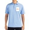 Cutter & Buck Virtue Eco Pique Tile Print Recycled Mens Polo Thumbnail