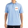 Cutter & Buck Virtue Eco Pique Tile Print Recycled Mens Polo Thumbnail
