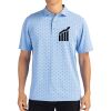 Cutter & Buck Virtue Eco Pique Tile Print Recycled Mens Polo Thumbnail