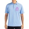 Cutter & Buck Virtue Eco Pique Tile Print Recycled Mens Polo Thumbnail