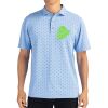 Cutter & Buck Virtue Eco Pique Tile Print Recycled Mens Polo Thumbnail