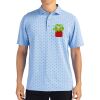 Cutter & Buck Virtue Eco Pique Tile Print Recycled Mens Polo Thumbnail
